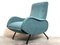 Italian Lounge Chair by Marco Zanuso, 1950s, Image 1