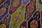 Mehrfarbiger Vintage Kelim Teppich mit ethnischem Dekor 5