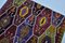 Tappeto Kilim vintage multicolore con decorazioni etniche, Immagine 6