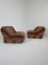 French Patate Set Lounge Chairs by Velours Panthere for Airborne, 1970s, Set of 2 5