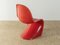 Silla Panton en rojo de Verner Panton para Vitra / Herman Miller, años 60, Imagen 3