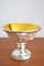 Antique Biedermeier Glass Bowl in Silver, 1850s, Image 1