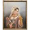 Retrato de la Virgen con sus mejores galas, siglo XIX, pastel, Imagen 1