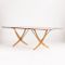 Saber Leg Dining Table by Hans J. Wegner for Andreas Tuck, 1950s 1