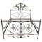 Antique Single Bed in Iron with Hand Painting Decorations 1