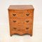 Antique Burr Walnut Bow Front Chest of Drawers , 1910s 2