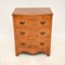 Antique Burr Walnut Bow Front Chest of Drawers , 1910s, Image 2
