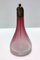 Difusor de fragancia italiano modernista de cristal de Murano rosa y transparente, años 20, Imagen 5
