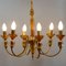 Italian Sommerso Glass Chandelier from Murano, 1970s 7