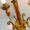 Italian Sommerso Glass Chandelier from Murano, 1970s 3