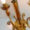 Italian Sommerso Glass Chandelier from Murano, 1970s, Image 3