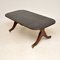Vintage Leather Top Coffee Table, 1930s 3