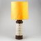 Table Lamp in Beige and Gold Ceramic from Bitossi, 1970s 1