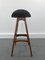 Tabouret de Bar Vintage en Teck par Erik Buch, Danemark, 1960s 3