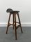 Tabouret de Bar Vintage en Teck par Erik Buch, Danemark, 1960s 2