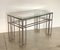 Vintage Steel Console Tables, 1980s, Set of 2 8