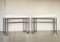 Vintage Steel Console Tables, 1980s, Set of 2, Image 4