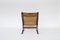 Vintage Dark Brown Leather Siesta Chair by Ingmar Relling for Westnofa, 1960s 5