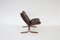 Vintage Dark Brown Leather Siesta Chair by Ingmar Relling for Westnofa, 1960s 6