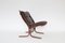 Vintage Dark Brown Leather Siesta Chair by Ingmar Relling for Westnofa, 1960s, Image 4