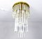 Mid-Century Italian Murano Glass Triedri Chandelier attributed to Paolo Venini for Venini, 1960s 3