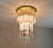 Mid-Century Italian Murano Glass Triedri Chandelier attributed to Paolo Venini for Venini, 1960s 2