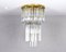 Mid-Century Italian Murano Glass Triedri Chandelier attributed to Paolo Venini for Venini, 1960s 1