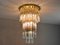 Mid-Century Italian Murano Glass Triedri Chandelier attributed to Paolo Venini for Venini, 1960s 8