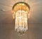 Mid-Century Italian Murano Glass Triedri Chandelier attributed to Paolo Venini for Venini, 1960s 7