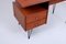 Teak Hairpin Writing Desk by Louis Van Teeffelen for Webe, 1950s 4