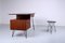 Teak Hairpin Writing Desk by Louis Van Teeffelen for Webe, 1950s 15