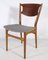 Model 42A Chairs in Oak and Teak by Helge Sibast, 1960s, Set of 6 3
