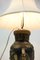 Chinesische Lampe mit detaillierten Schnitzereien und Motiv, 1920er 4