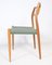Model 79 Dining Chairs by Niels O. Møller, 1960s, Set of 4 3