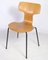 Model 3103 T-Chair in Oak by Arne Jacobsen for Fritz Hansen, 1960s, Set of 4, Image 5