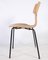 Model 3103 T-Chair in Oak by Arne Jacobsen for Fritz Hansen, 1960s, Set of 4, Image 9