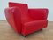 Rote Mid-Century Sessel, 1969, 2er Set 8