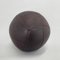 Vintage Mahogony Leather Medicine Ball, 1930s 4