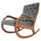 Beech Rocking Chair, Czechoslovakia, 1970s, Image 1