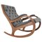 Beech Rocking Chair, Czechoslovakia, 1970s, Image 2