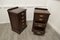 Vintage Nightstands with Drawers, 1920, Set of 2 8
