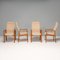 Teak & Fabric Dining Chairs from Dyrlund, 1960s, Set of 4, Image 4