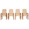 Teak & Fabric Dining Chairs from Dyrlund, 1960s, Set of 4 1