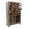 Wooden Display Cabinet with 20 Glass Compartments, Image 2