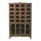Wooden Display Cabinet with 20 Glass Compartments 1