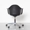 Charles & Ray Eames zugeschriebener PAAC Armlehnstuhl aus schwarzem Kunststoff für Vitra, 2000er 6