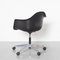 PAAC Black Plastic Armchair attributed to Charles & Ray Eames for Vitra, 2000s 2