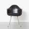 Schwarzer Dax Chair von Eames für Vitra, 2000er 3
