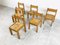 Vintage School Chairs for Children, 1970s, Set of 6 6