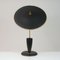 Mid-century French Reflecting Black and Brass Table Lamp, 1950s, Image 18